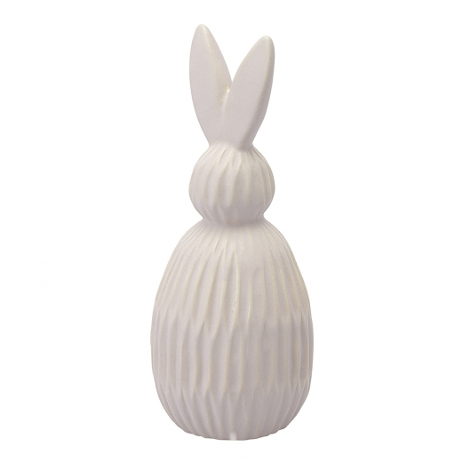Декор из фарфора бежевого цвета Trendy Bunny из коллекции Easter Essential, 9,2х9,2x22,6 см