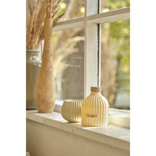Свеча ароматическая Vetiver & Black cypress из коллекции Edge, бежевый, 30 ч