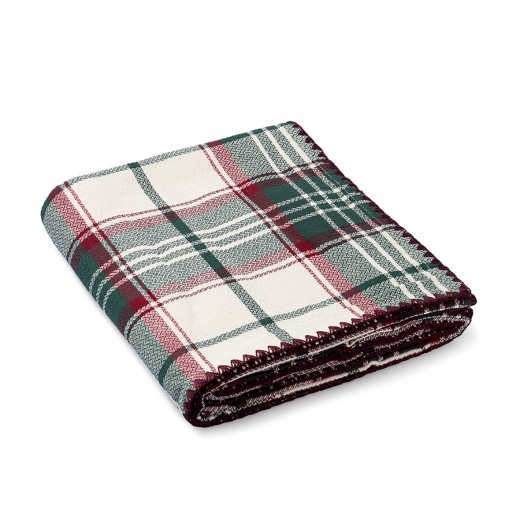 Скатерть Шотландская клетка из коллекции New Year Essential, 150x250см