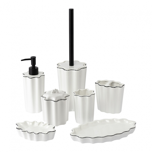 Подставка для ванных принадлежностей Camellia, белая