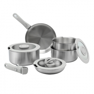 Набор посуды для приготовления со съемными ручками 3Ply Balance, 9 предметов