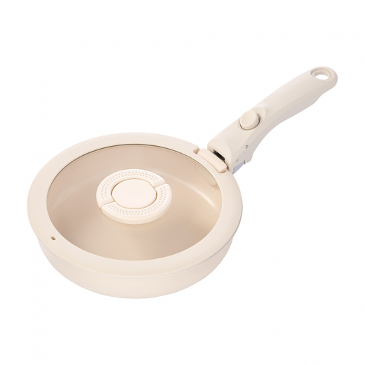 Сковорода с крышкой и съемной ручкой Smart Ceramic, Ø20 см