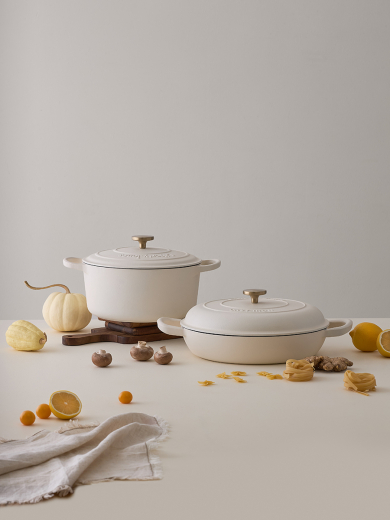 Кастрюля с крышкой из коллекции "Шеффилд", Ø26 см, молочная