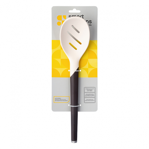 Шумовка SmartChef, 31 см, бежевая/бордовая