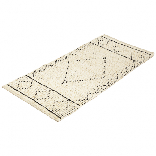 Ковер из переработанного хлопка Dispur из коллекции Ethnic, 70x160см