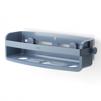 Органайзер для душа Flex Adhesive, голубой