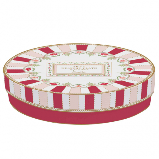 Набор десертных тарелок Flowery, 19 см, 4 шт.