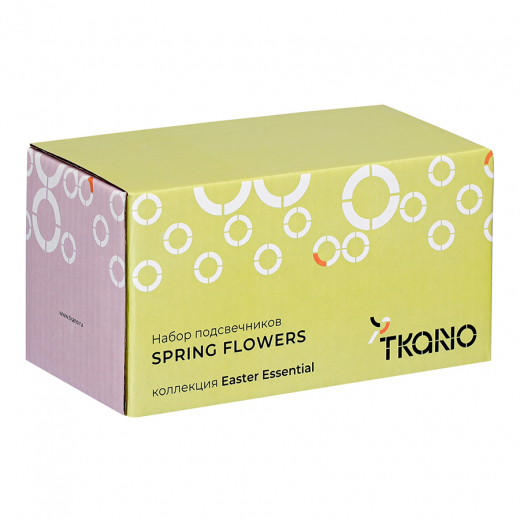 Набор подcвечников Spring flowers из коллекции Easter Essential