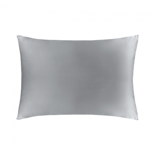 Комплект постельного белья из премиального сатина светло-серого цвета из коллекции Essential, 200х22