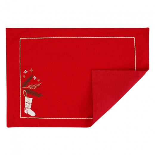 Салфетка под приборы Winter wishes из коллекции New Year Essential, 33х48 см