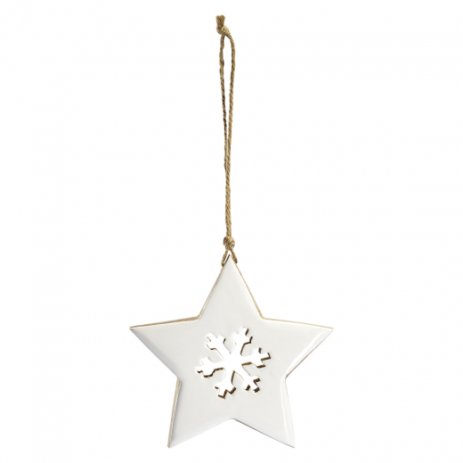 Набор елочных украшений Winter stars из коллекции New Year Essential, 3 шт.