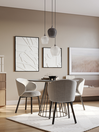 Панно декоративное с эффектом 3D Minimalism, с черной рамой, 60х60 см