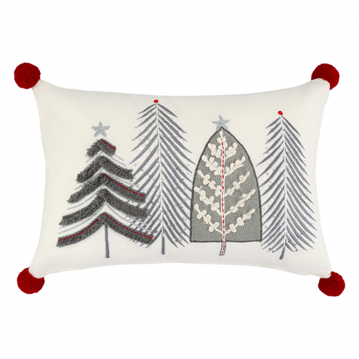 Чехол на подушку Enchanted pines из коллекции New Year Essential, 30х45 см