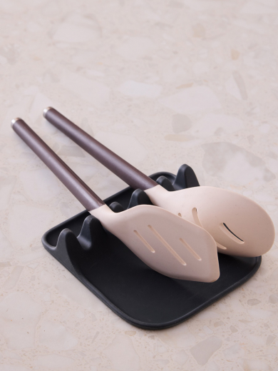 Подставка для кухонных инструментов Smart Helper, 17х17 см, графит