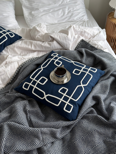 Подушка декоративная Navy story из коллекции Sea treasures, 45х45 см