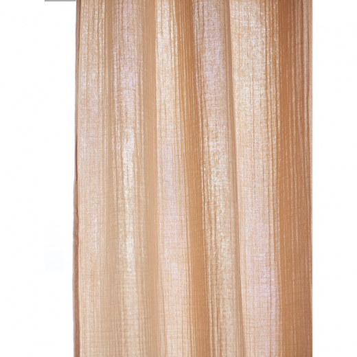Штора из муслина бежевого цвета из коллекции Essential, 150х290 см