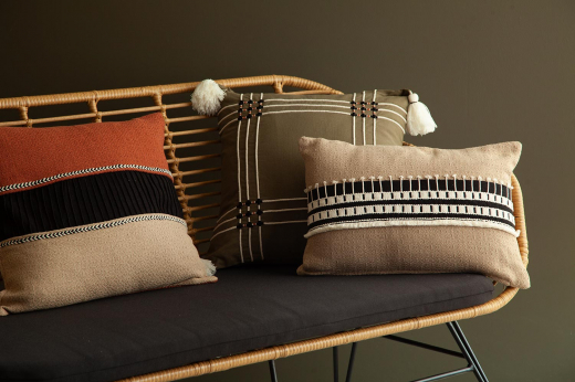 Чехол на подушку Nomad grid из коллекции Ethnic, 45х45 см