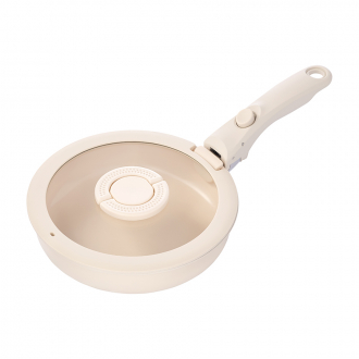 Сковорода с крышкой и съемной ручкой Smart Ceramic, Ø20 см