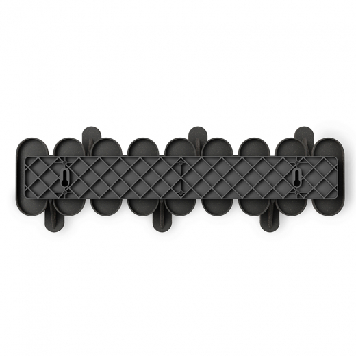 Вешалка настенная Tempo, 6 крючков, черная