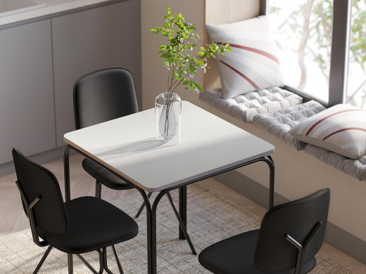 Чехол на подушку из хлопка с принтом Tulip field из коллекции Terra, 45х45 см