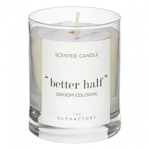 Свеча ароматическая The Olphactory, Better Half, Groom Cologne (новая), 40 ч