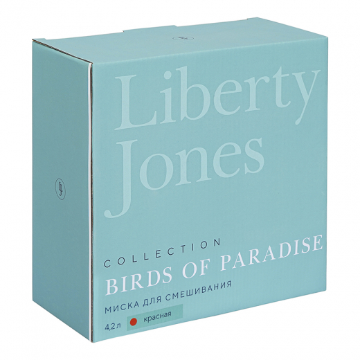 Миска для смешивания Birds of Paradise, 4,2 л, красная