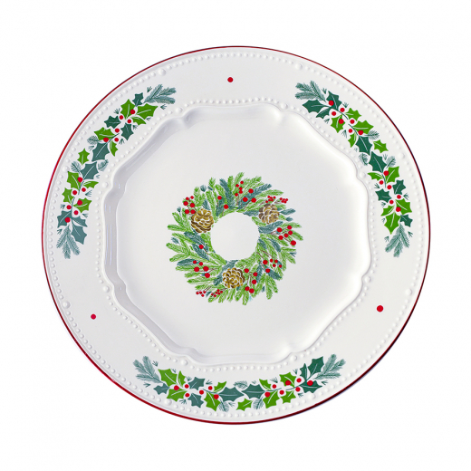 Набор из четырех тарелок Nordic winter из коллекции New Year Essential, Ø23 см