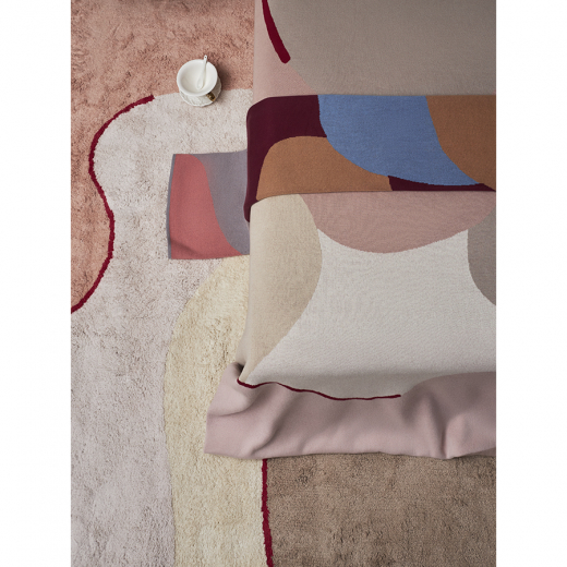 Плед из хлопка с авторским принтом из коллекции Freak Fruit, 130х180 см