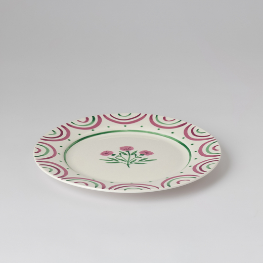 Десертная тарелка "Летний час", Ø20 см, розовая