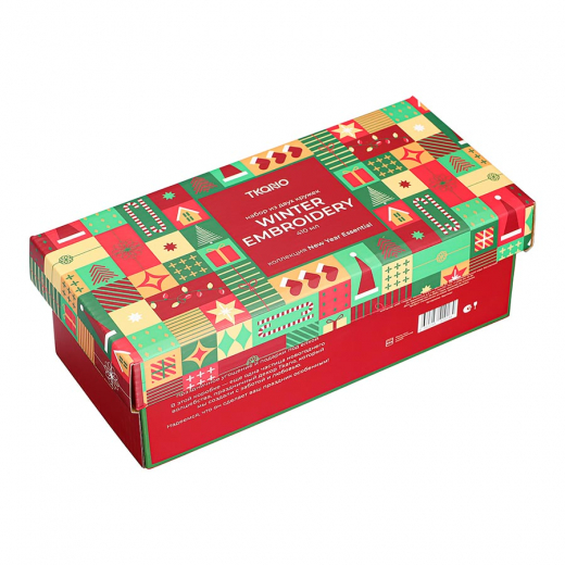 Набор из двух кружек Winter embroidery из коллекции New Year Essential, 410 мл