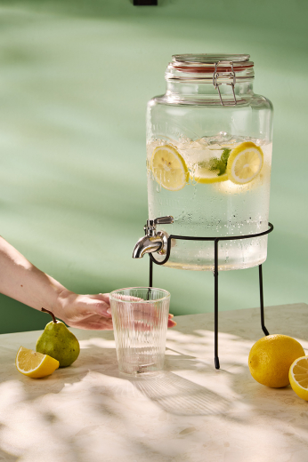 Диспенсер для напитков с подставкой Maison Jar, 5 л