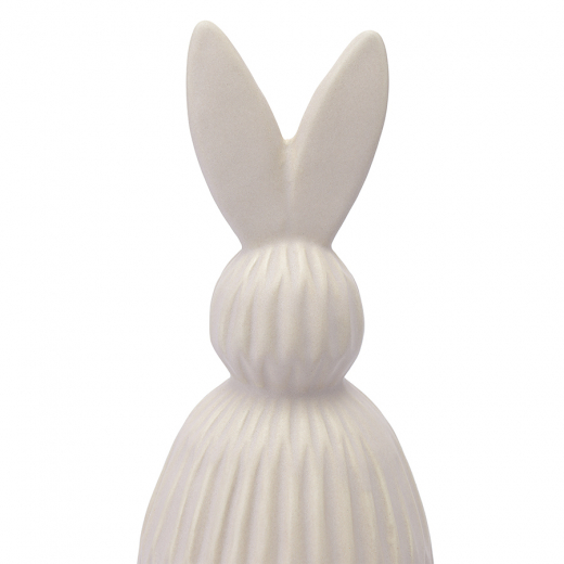 Декор из фарфора бежевого цвета Trendy Bunny из коллекции Easter Essential, 9,2х9,2x22,6 см