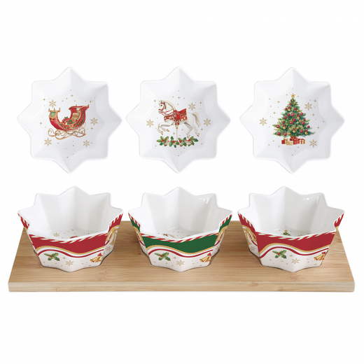 Набор для закусок Christmas Tale, 4 предм.