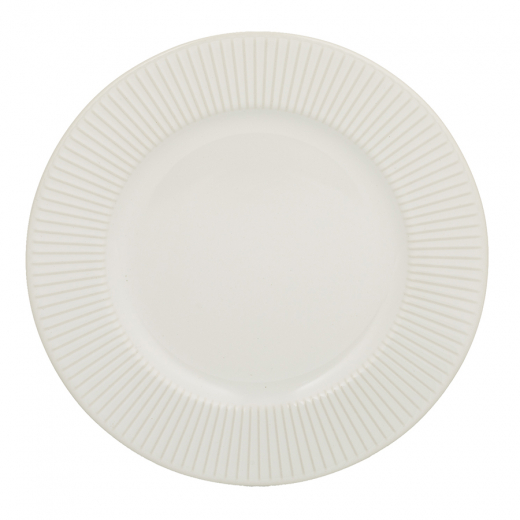Тарелка Linear, Ø21 см, белая