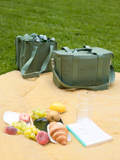 Термосумка для пикника Smart Picnic, L, темно-зеленая