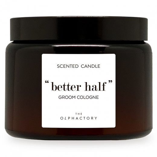 Свеча ароматическая The Olphactory, Better Half, Groom Cologne, 60 ч