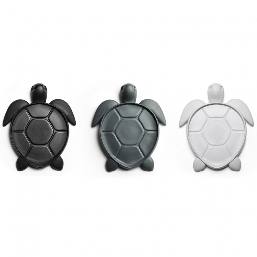 Подставка под стаканы Save Turtle, черная