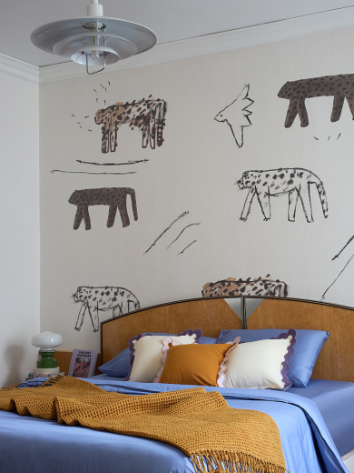 Чехол на подушку с контрастным кантом сиреневого цвета из коллекции Trendy Ruffles, 40х40 см