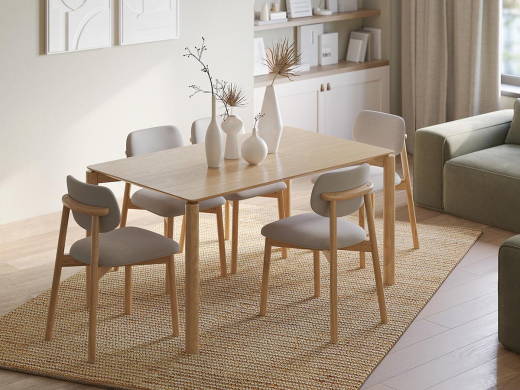 Ковер из джута и шерсти Delhi из коллекции Ethnic