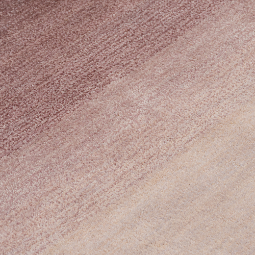 Ковер из шерсти Over Horizon цвета марсала из коллекции Trendy Ruffles, 120х180 см