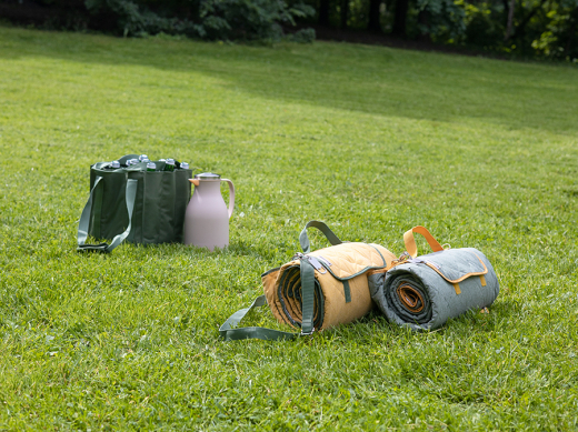 Плед для пикника и отдыха на пляже Smart Picnic, шалфей