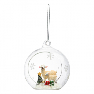 Ёлочная игрушка Овечки из коллекции New Year Essential, 9см