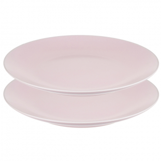 Набор обеденных тарелок Simplicity, Ø26 см, розовые, 2 шт.