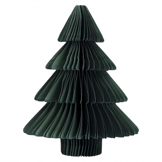 Декор новогодний Honeycomb tree зеленого цвета из коллекции New Year Essential, 18 см
