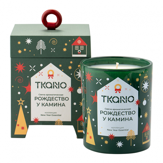 Свеча ароматическая Рождество у камина из коллекции New Year Essential