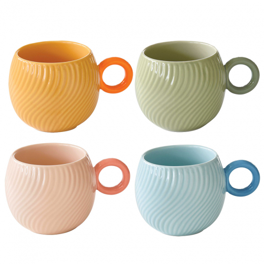 Набор кружек Waves, 350 мл, 4 шт.