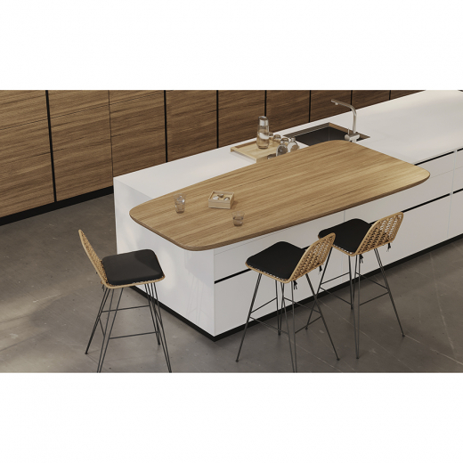 Стул барный Vetle Flat, ротанг