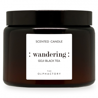Свеча ароматическая The Olphactory, Wandering, Goji Black tea, 60 ч