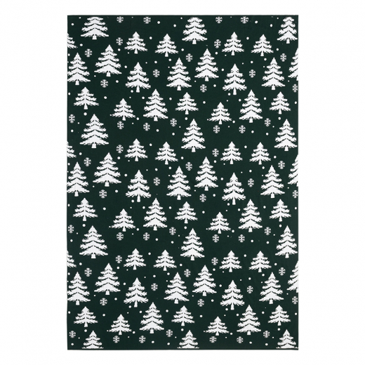 Плед вязаный с новогодним рисунком Морозный Лес
из коллекции New Year Essential,130х180 см