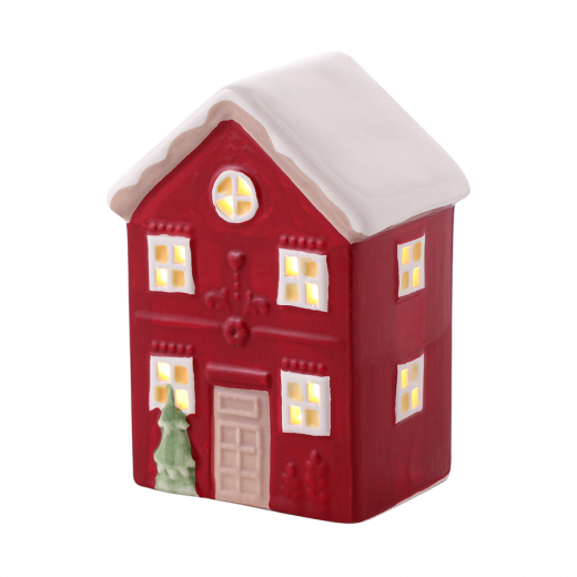 Домик с подсветкой Fredensborg из коллекции New Year Essential, 13 см